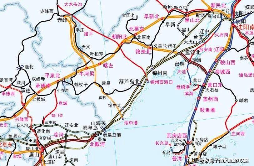 辽宁省境内主要的七条高速铁路一览