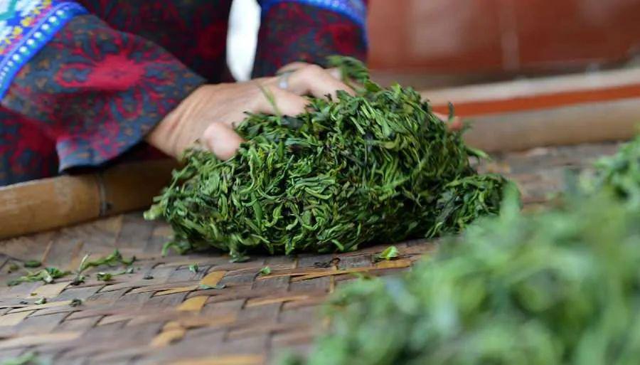 (茶叶揉捻,图片来自网络)