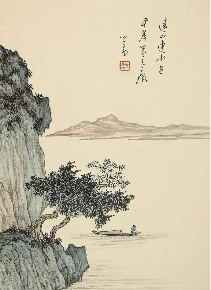 溥心畬的山水画，精美绝伦！_图片