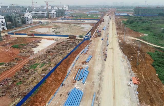 贵港"大学城"路网建设进度_园区