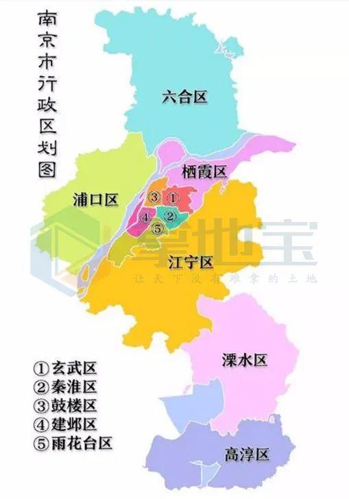 南京市行政区划图