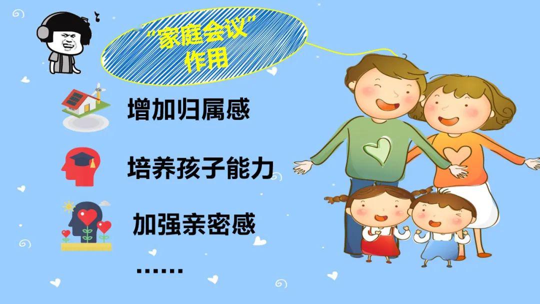 开学心准备家长和同学们开启家庭会议模式