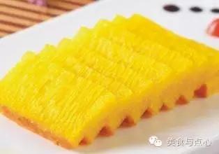 广式点心椰汁黄金糕