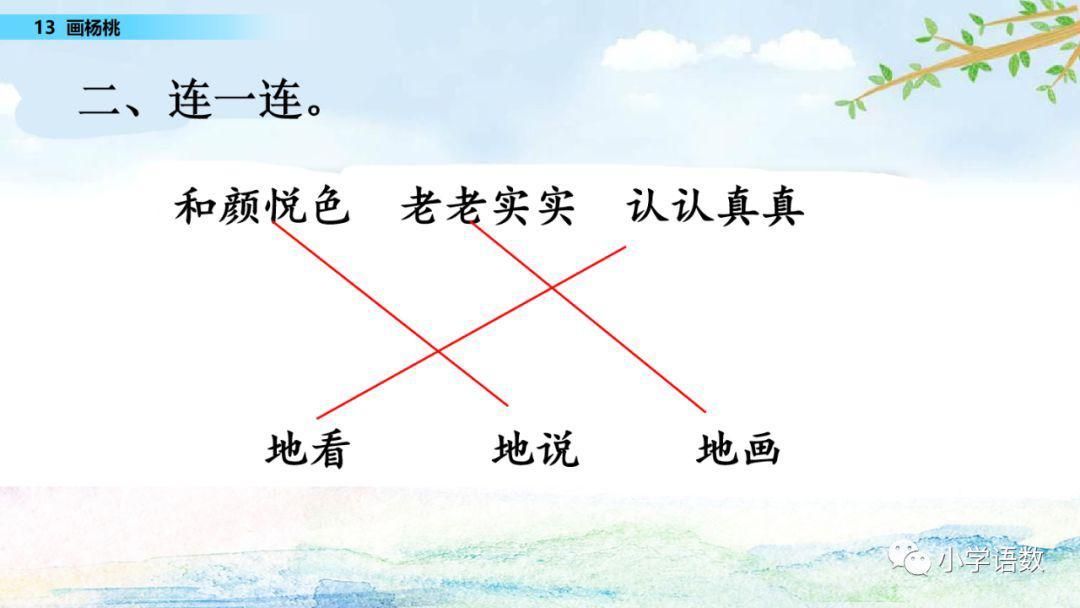 在家学习: 1-3年级语文下册【第13课】图文讲解＋练习