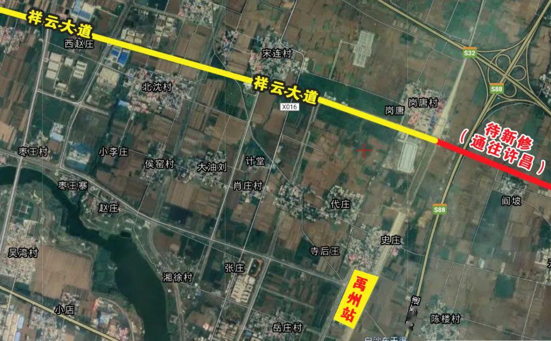 许昌北绕城高速公路起于鄢陵县西北,与兰南高速公路尉许段相交,向西