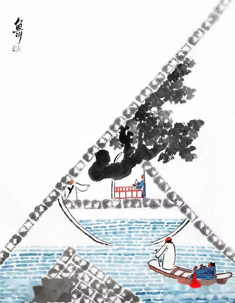鱼山饭宽可谓是个"无意的画家","无意"的画家鱼山的工作台是曾仁臻最