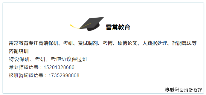 雷常教育：不确定能拿到保研资格，还有必要参加保研夏令营吗？