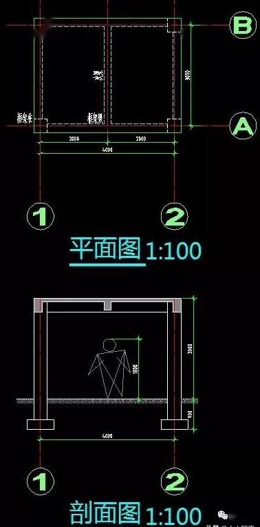 所有的尺寸标注都一次性被修改为了新的50@50样式,再调整一下标注的