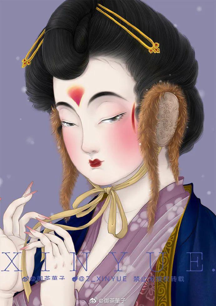 美到犯规这位插画师笔下的大唐女子太惊艳引无数网友疯狂打call