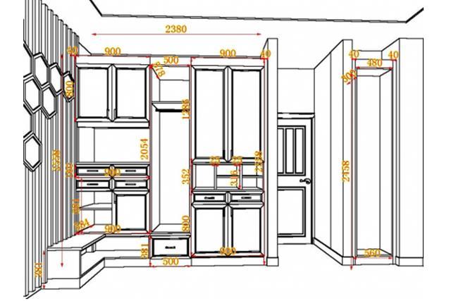 定制衣柜尺寸 设计详解!附尺寸图纸,简单明了一步到位!