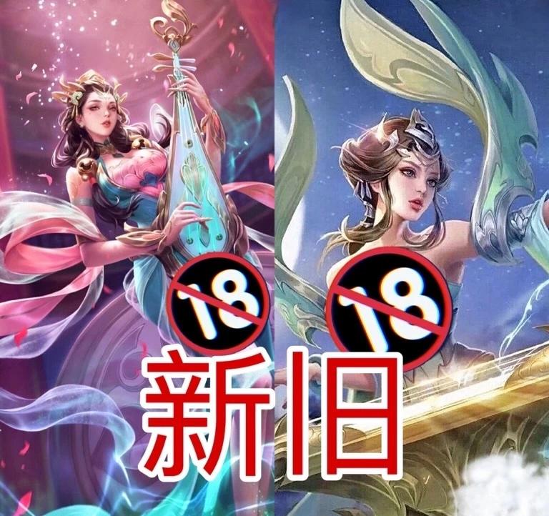 王者荣耀四大美人原型海报曝光,西施:设计师能给我多画件衣服吗