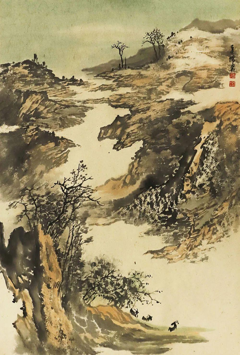 国家民族画院特聘画家 张怀勇 山水之间 国画