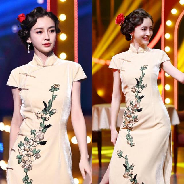 原创angelababy旗袍造型,优雅大方,吸睛度满分