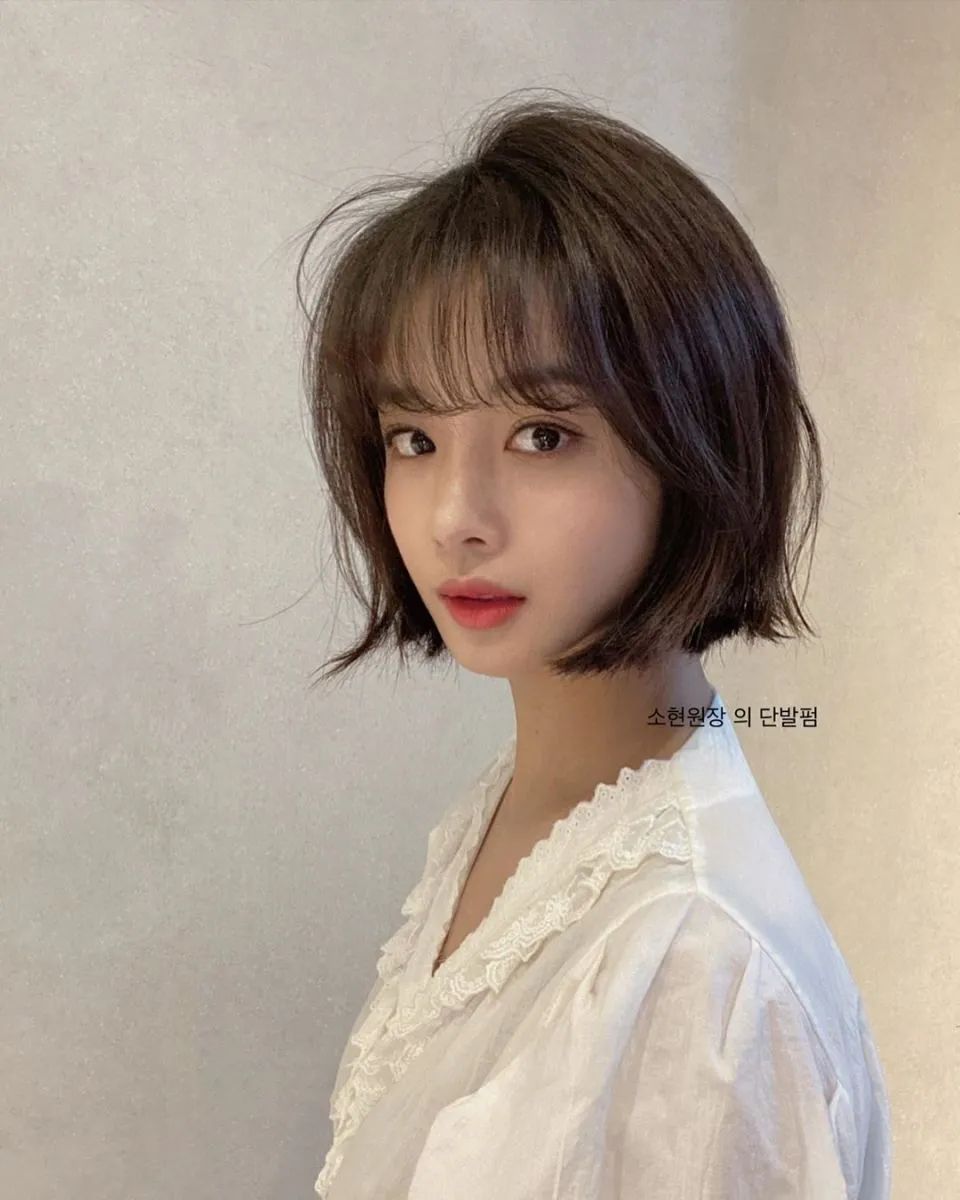 人气辗压c弯鲍伯!韩妞新宠「女友短发」用温柔的发感修饰脸型