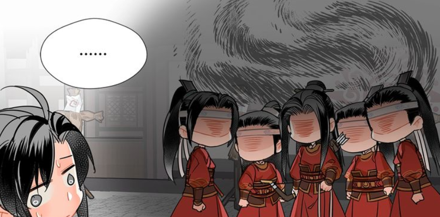 《魔道祖师》漫画,蓝湛变"团宠,没想到含光君人缘也这么好