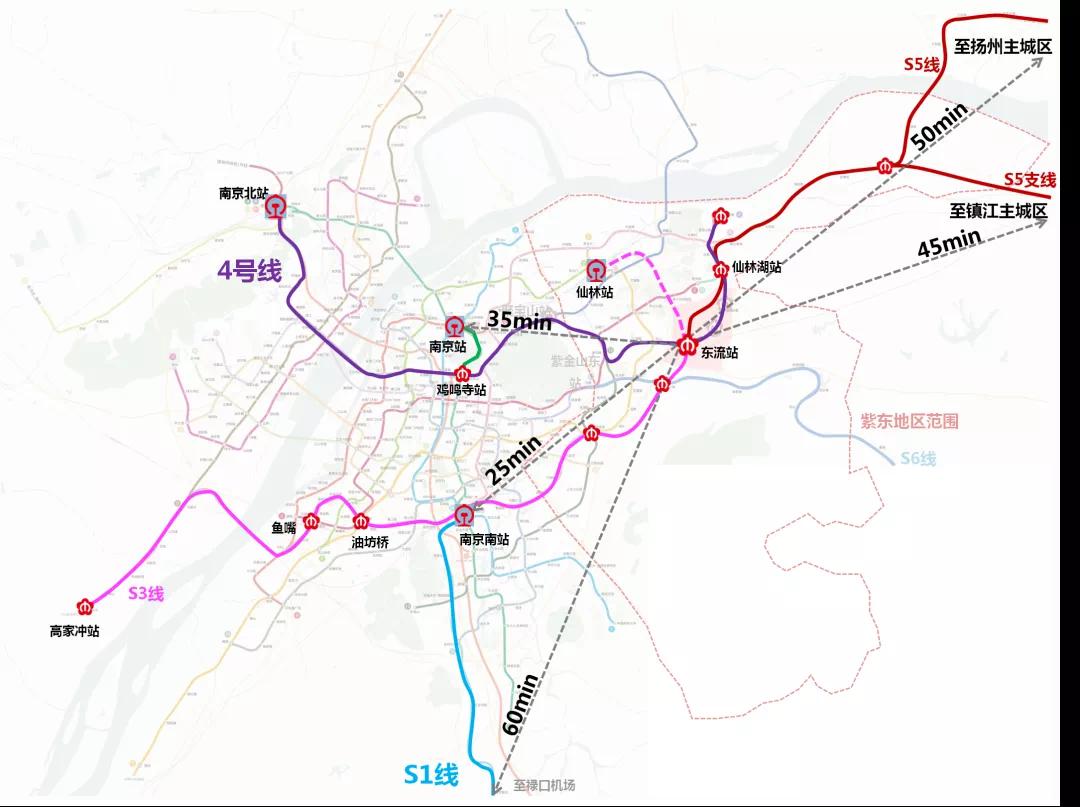 紫东地区核心区规划来袭~地铁 s5 号线规划曝光