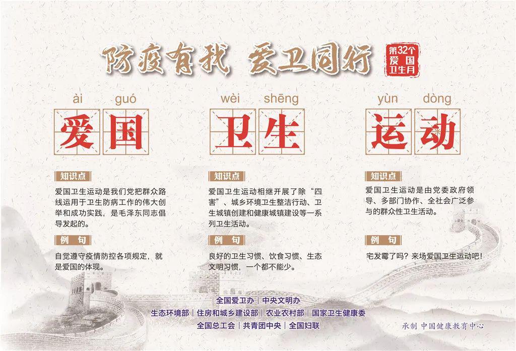 [爱国卫生月] 关注小环境 共享大健康