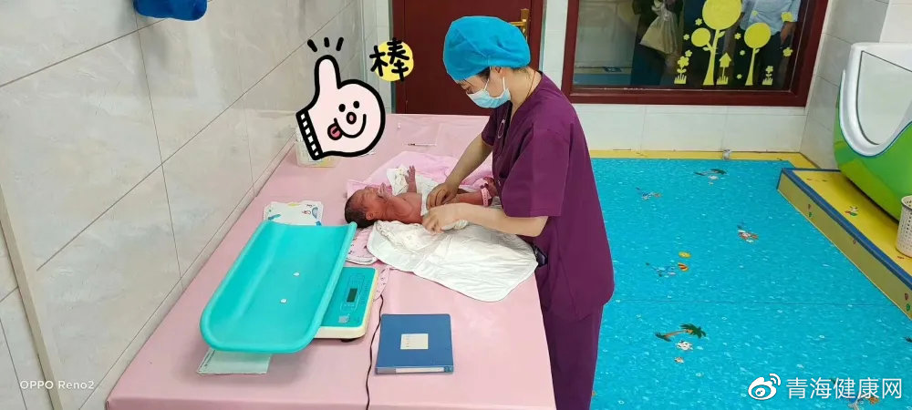 原创青海省康乐医院产科新生儿洗浴抚触室给您宝宝人生第一游