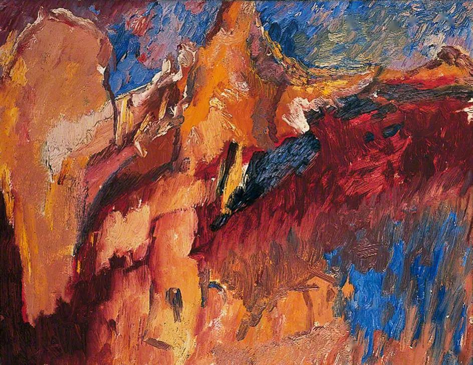 英国艺术家大卫·邦伯格现代派绘画艺术作品赏析