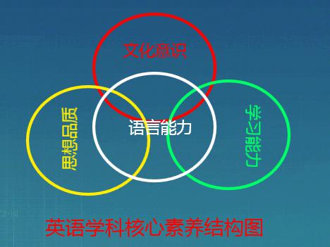 三年级姚振旺老师在分析英语学科核心素养结构图,建议老师们要基于