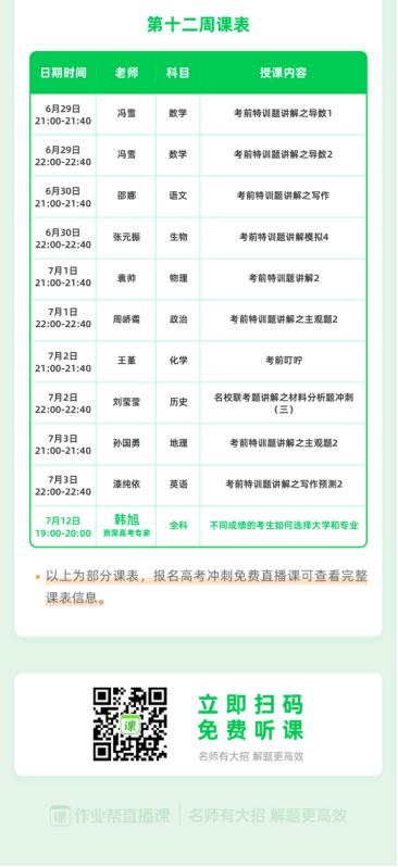 『>』资深高考专家打造作业帮最强“名师天团”1+1+1>3的组合效应