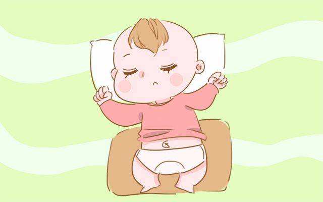 1,本能反应 宝宝睡觉时双手举高是一种自我保护姿势——宝宝还在妈妈