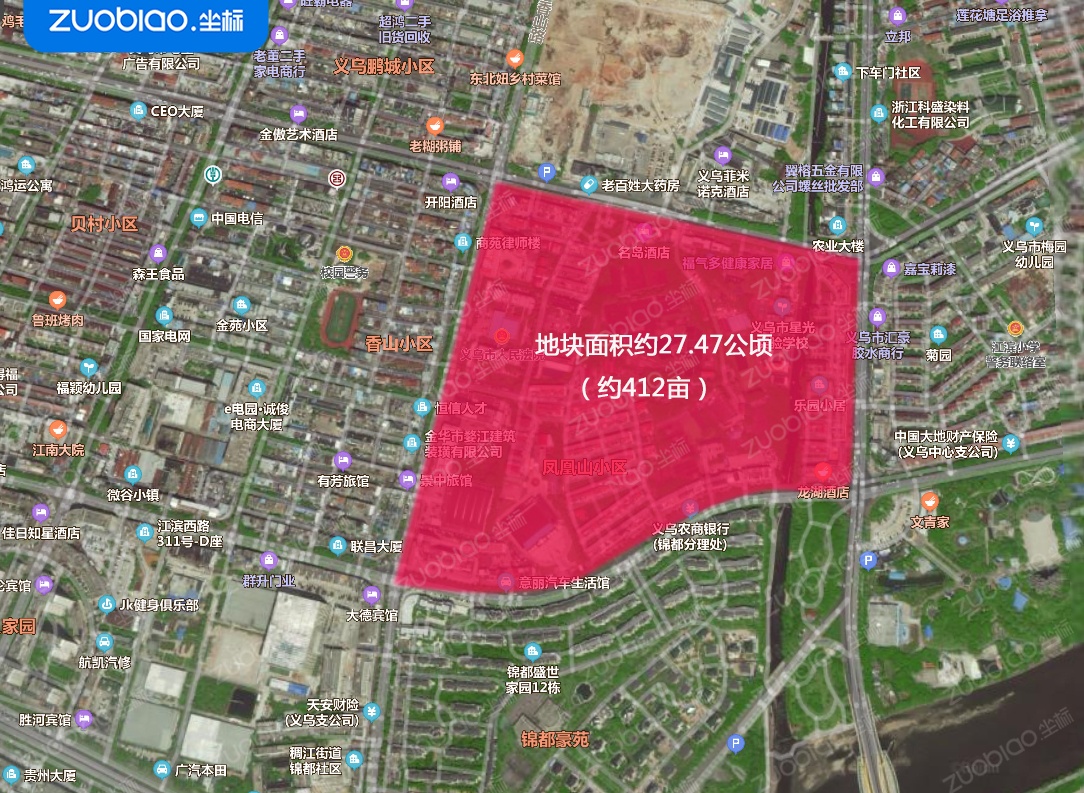 义乌稠江这个区块或将启动更新改造占地约412亩