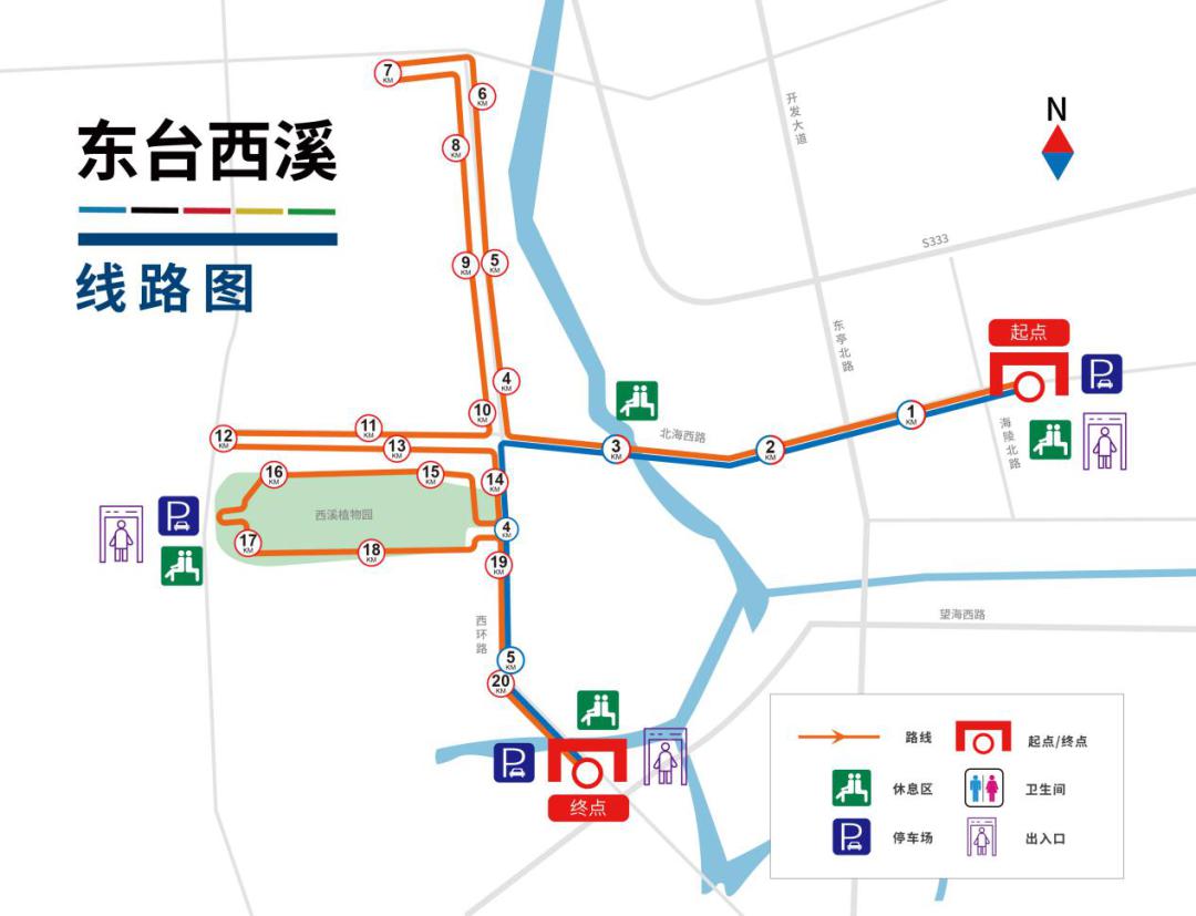东台·西溪半程马拉松赛道
