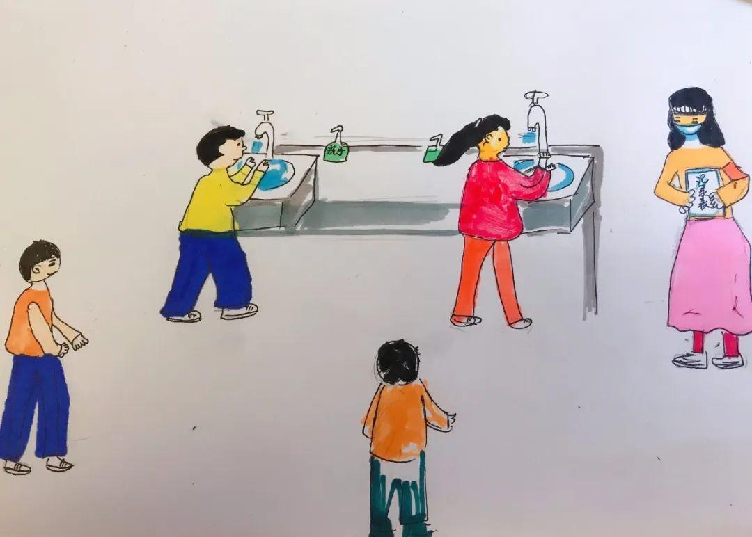 云健小学:请看过来,一日防控跟我学!