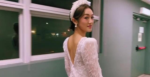 TVB女星张宝儿晒穿婚纱短片，火急火燎&quot;赶住