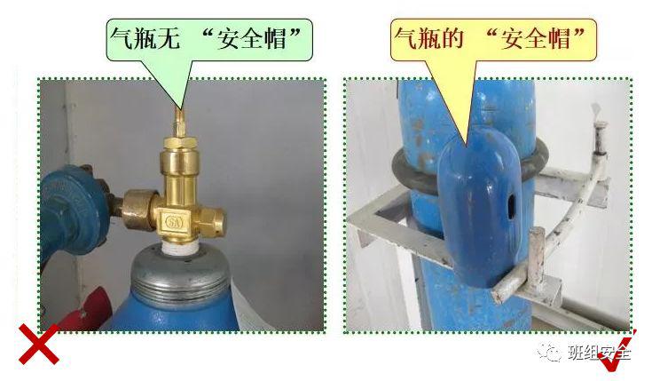 逐支检查乙炔瓶,并清洁气瓶上的污物和异物.