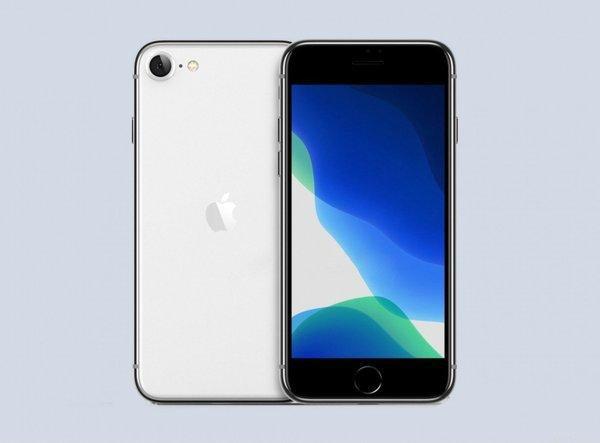 原创iphonese2020主打配色月夜白曝光双玻璃机身小钢炮回归