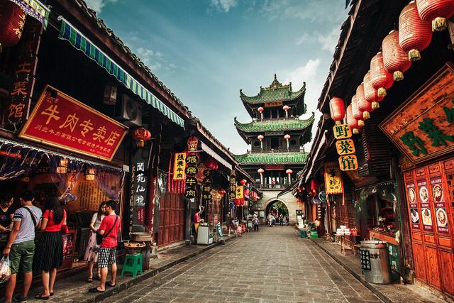 阆中古城中国四大古城之一,景区总面积达4.59平方公里
