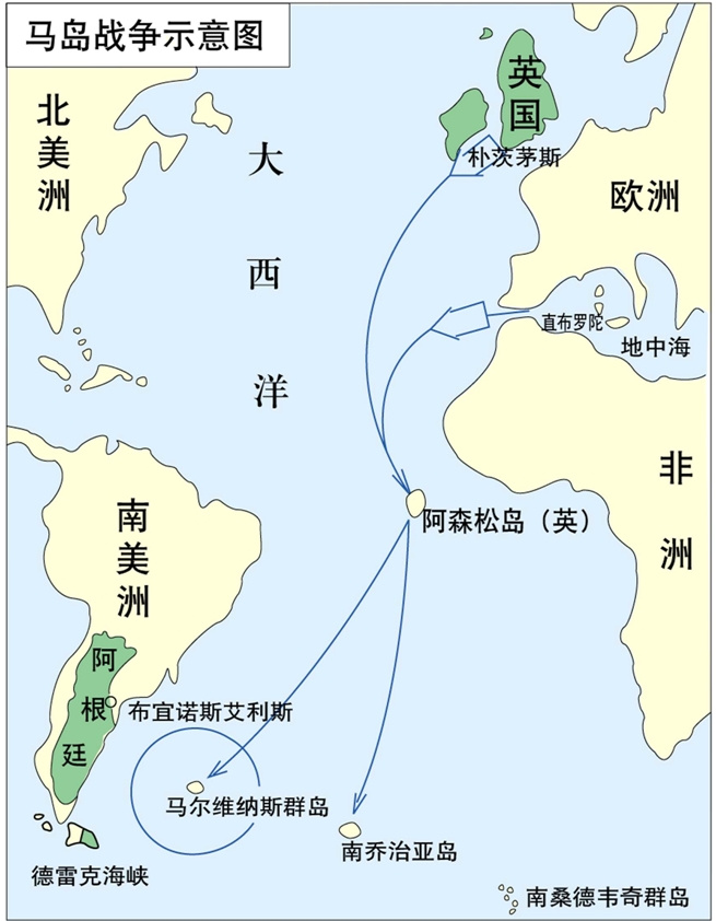 原创地图看世界南大西洋的战略重地阿森松岛