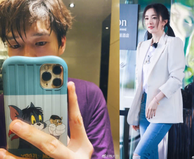 原创杨幂陪魏大勋剧组拍戏，房车里更衣毫不避讳，同返酒店超甜蜜