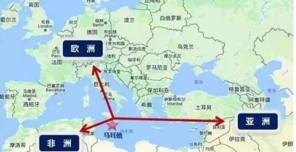 原创地图看世界;地中海的战略要地马耳他岛