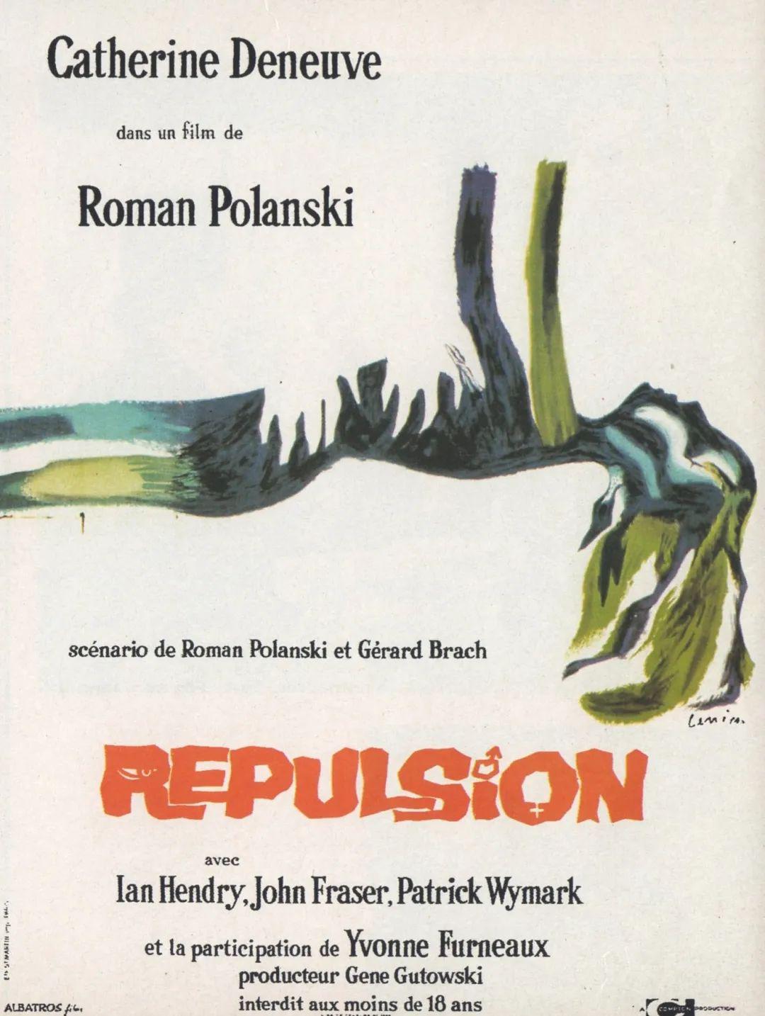 冷血惊魂(repulsion, 1965) 法国海报