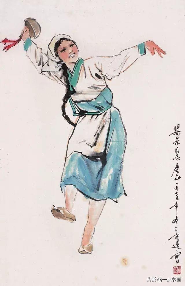 杨之光(1930—2016),广州美术学院教授,擅长中国画,在国画人物肖像及