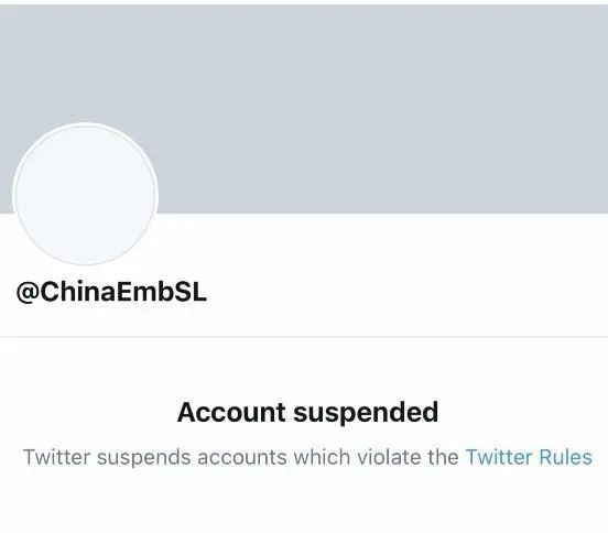 中國駐斯裡蘭卡大使館官方帳號被推特暫停使用 國際 第1張