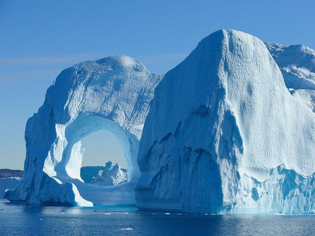 卡科尔托克冰川,格陵兰如果你足够勇敢,可以尝试一下从冰川上快速下降