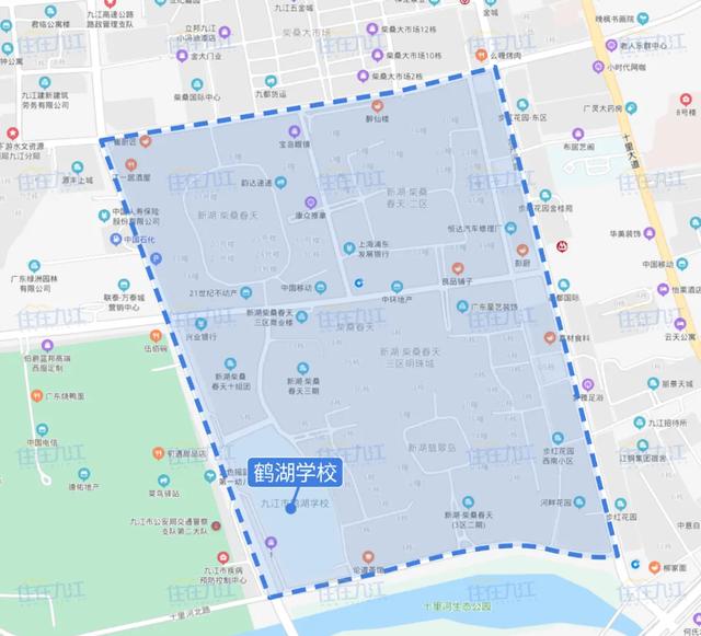 九江家长最新经开区学区地图来了