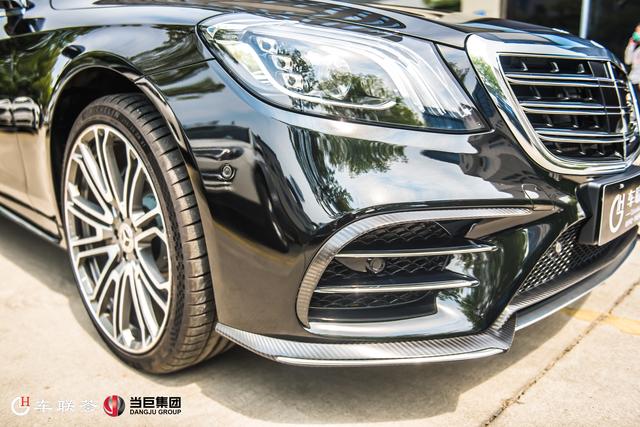 奔驰改装品牌英飒imsa四驱长轴s450l高清实车图