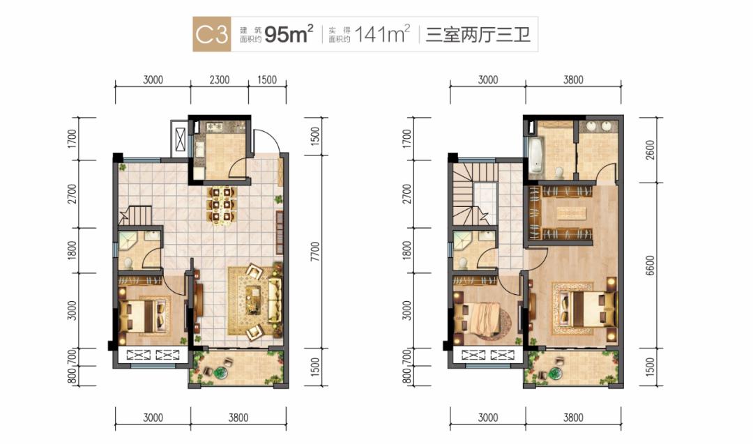 远达江屿墅威远河岸公园大城书香别墅院落