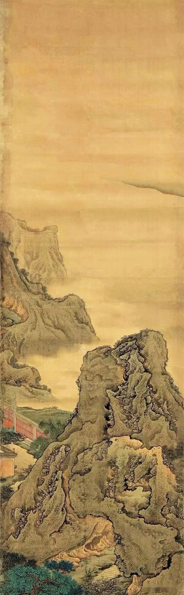 巨幅国画《阿房宫》,气势恢弘,华贵绮丽!