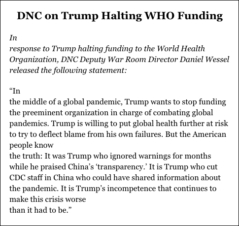 特朗普“断供”世卫，柳叶刀主编：对全人类的背叛