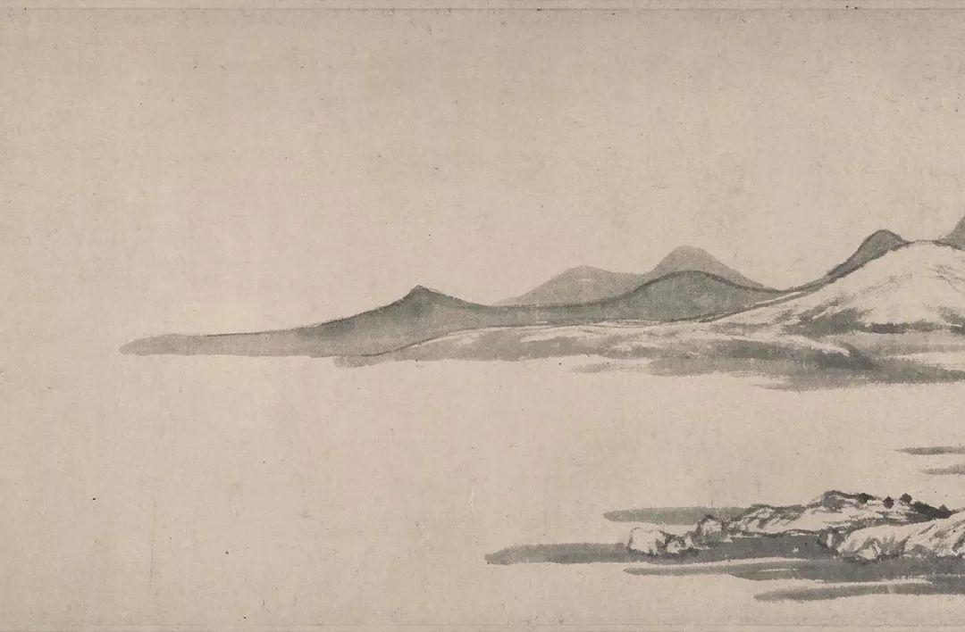 《剩山圖》局部 元朝“儒林四杰”柳贯为黄公望的《天池石壁图》题长跋。