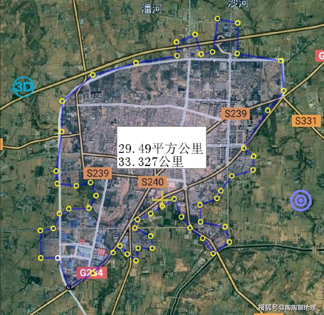 方城县建成区面积29.5平方公里