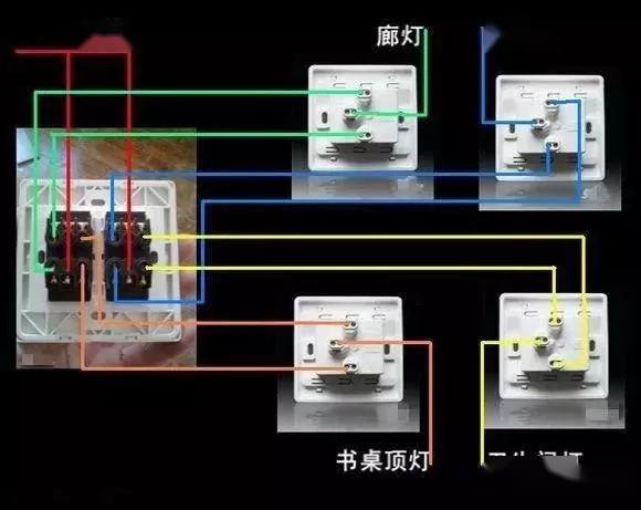 67电气分享单控接线电工都会那双控三控四控开关的接线你懂吗