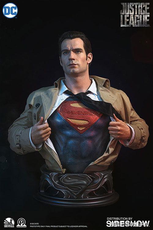 DC影版超人1:1半身像：超精致的还原「多图欣赏」_雕像
