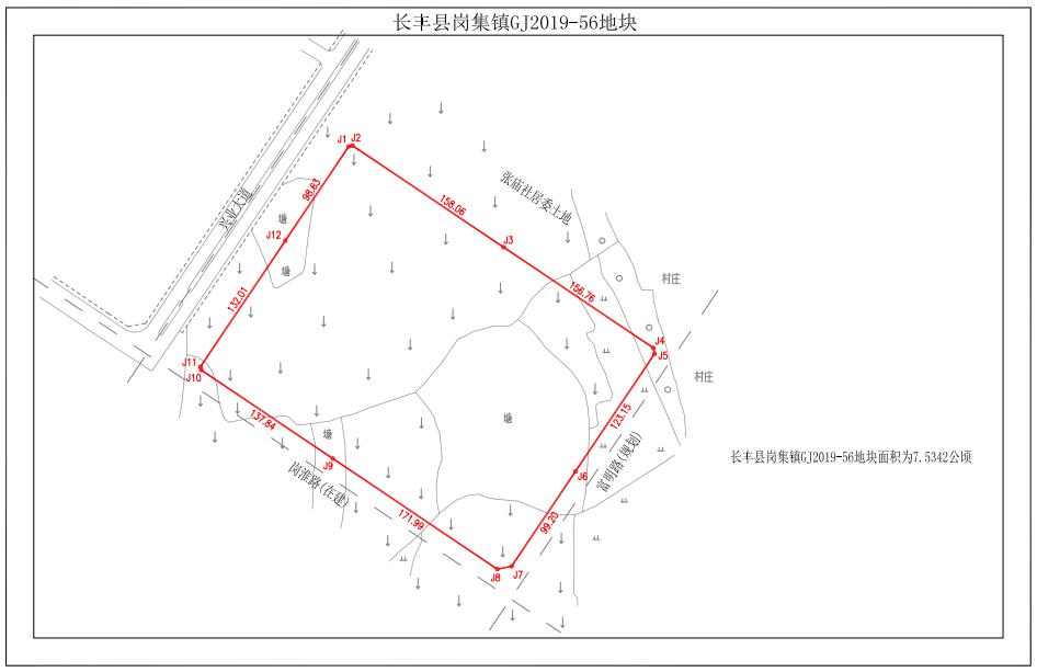 sh2019-24号地块位于长丰县水湖镇,东至吴山南路,南至人民路,西至规划